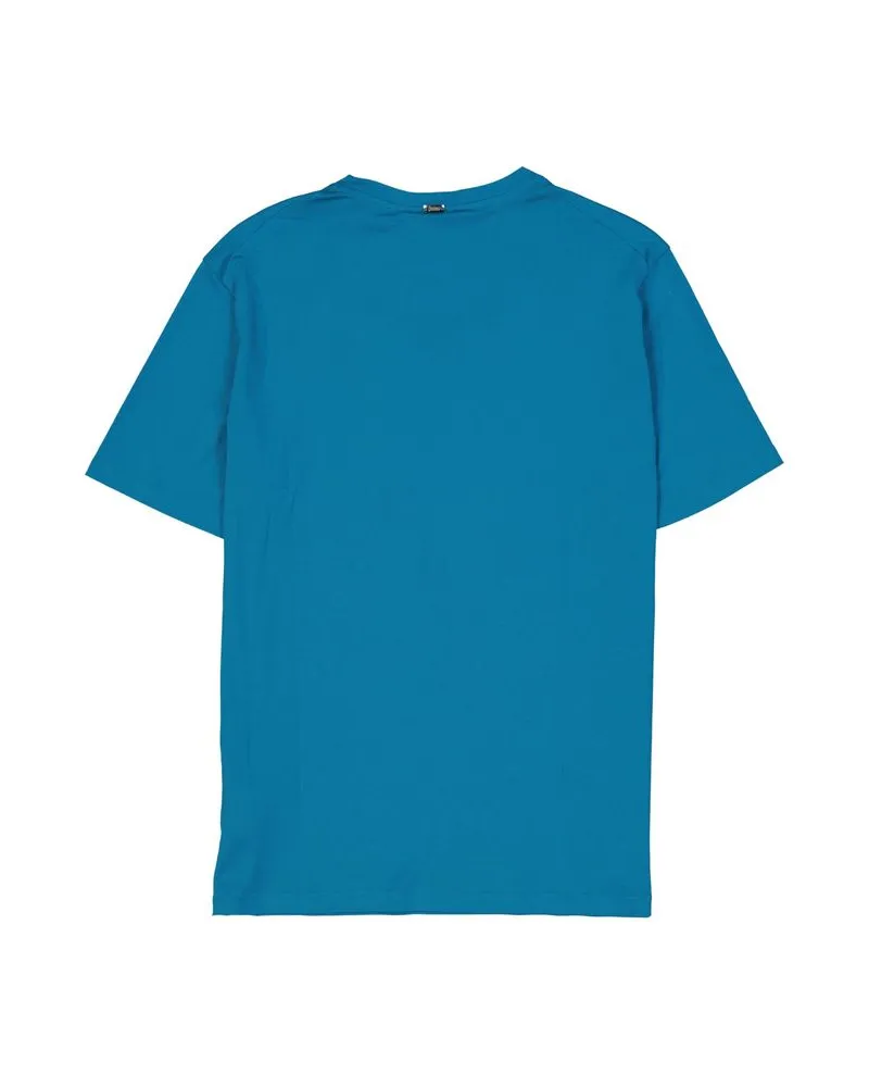 Herno Men's Blue Cotton T-Shirt Blue