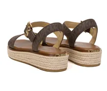 Platform Espadrille Sandal — Brown