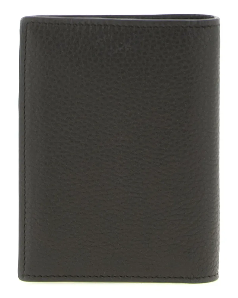 Saint Laurent Men's Brown Calfskin Leather Wallet Brown