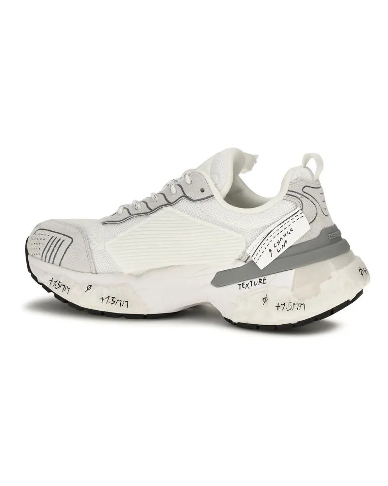 Dsquared2 Faster Sneakers — White White