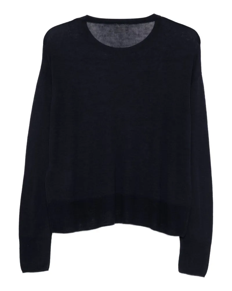 Closed Fine Knit Wool Sweater — Navy Navy