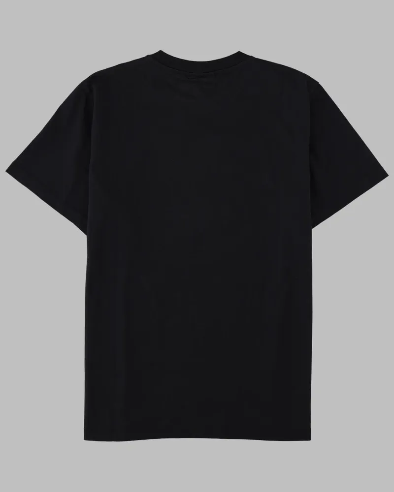 Ganni Strawberry Print Organic Cotton T-Shirt — Black Black