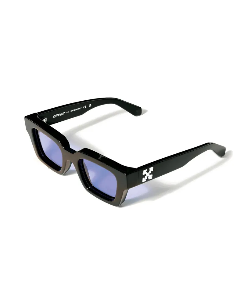OFF-WHITE Unisex Sunglasses Virgil M Shiny Black Acetate Black
