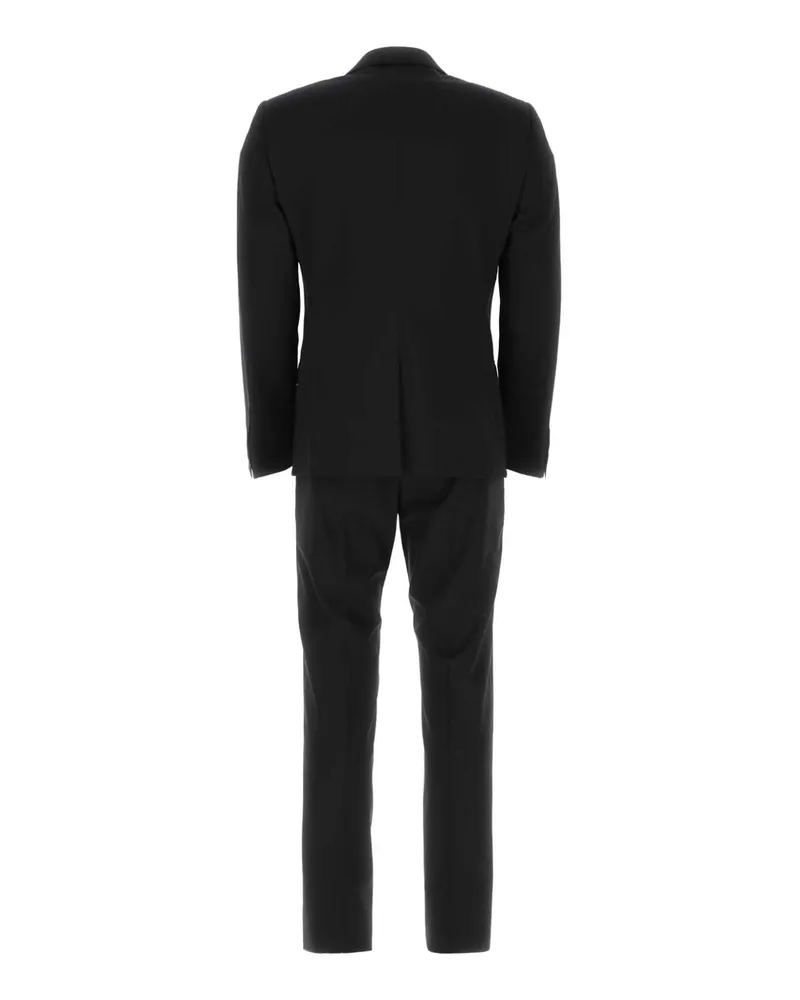 Dolce & Gabbana Men's Black Stretch Wool Tuxedo Nero Abiti Black