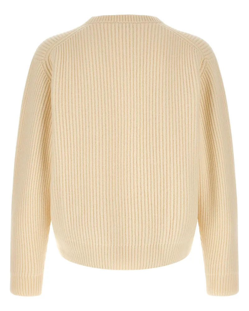 Jil Sander Men's White Wool Cardigan Clothing White