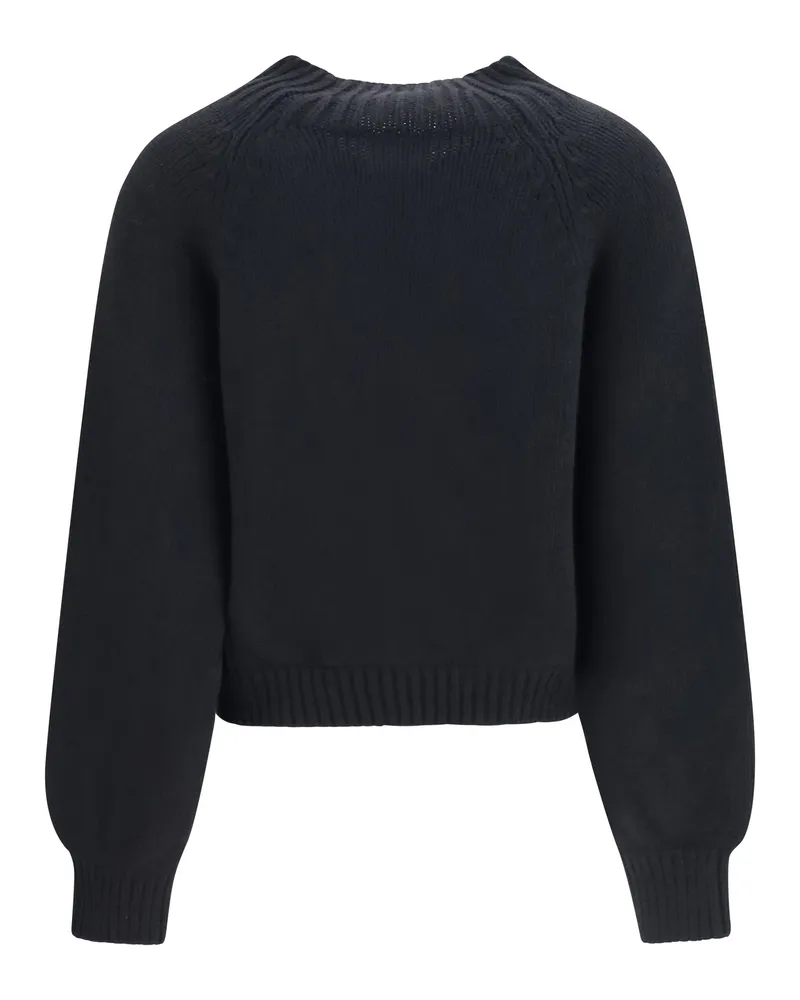 KHAITE Cain Sweater — Black Black