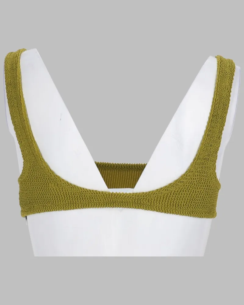 MC2 Saint Barth Bikini Top — Green Green
