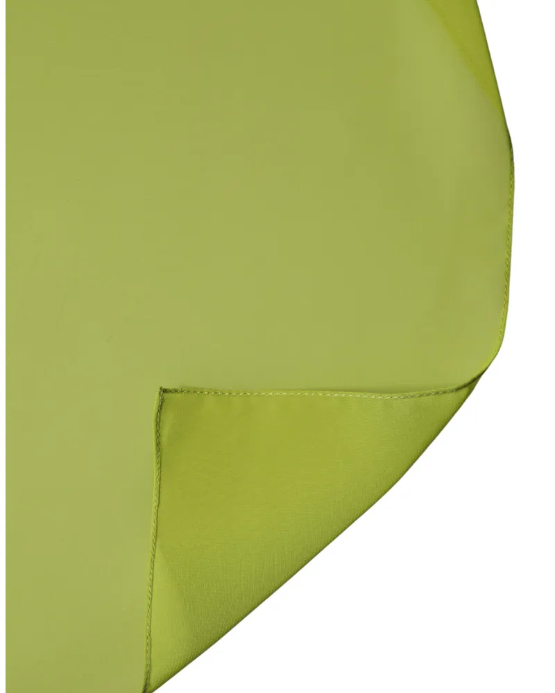 Dolce & Gabbana Men's Green Polyester Stole Neck Wrap Shawl Scarf Green