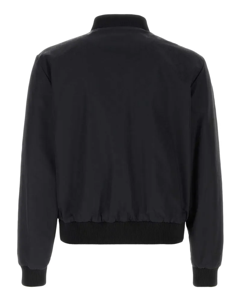 Gucci Men's Black Gg Faille Reversible Jacket Giubbini Black
