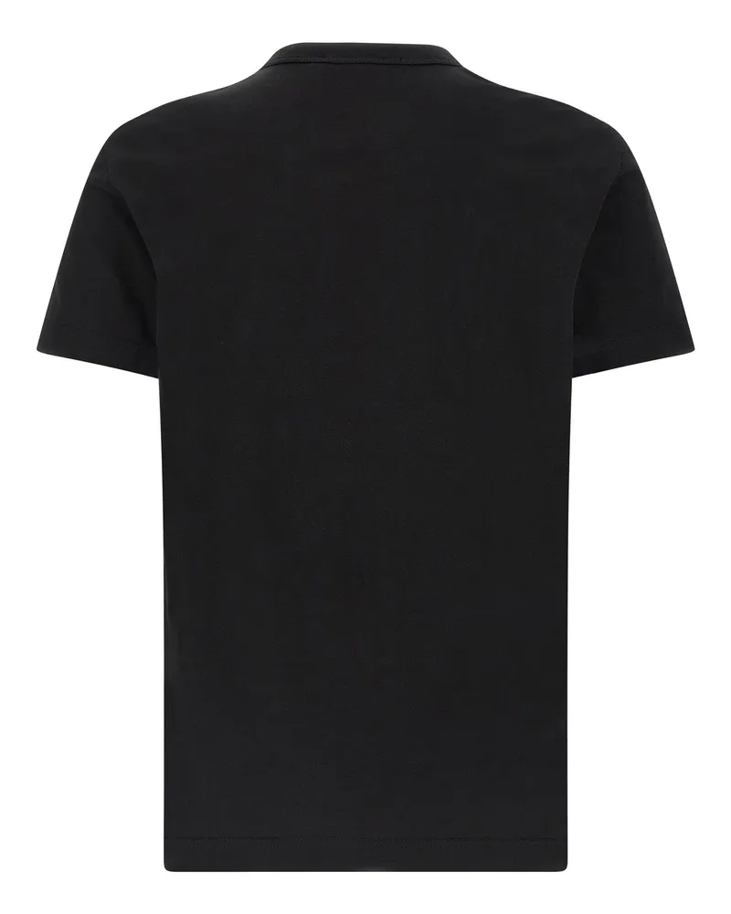 Dolce & Gabbana Logo-Plate T-Shirt — Black Black