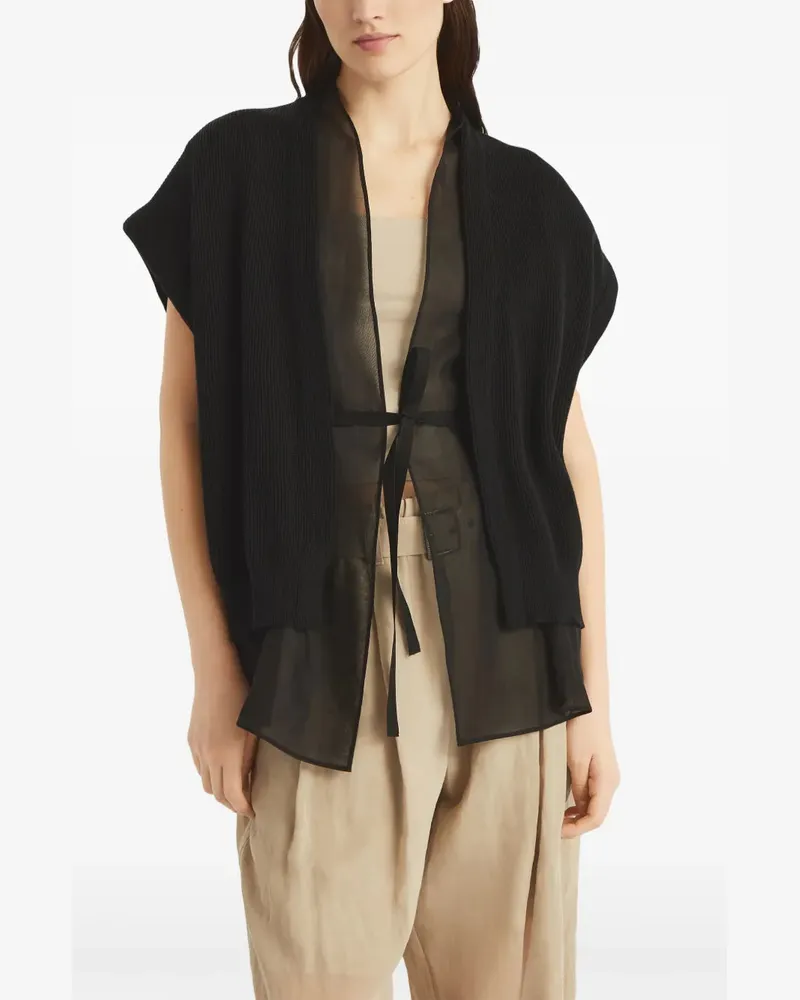 Brunello Cucinelli Women's Monili-Detail Cardigan Black Ss25 W Black