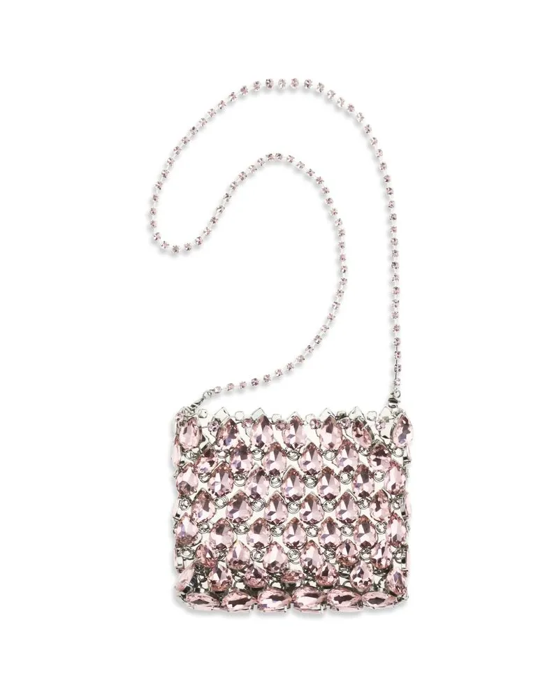 Self-Portrait Women's Multicolor Polyester Shoulder Bag Pink