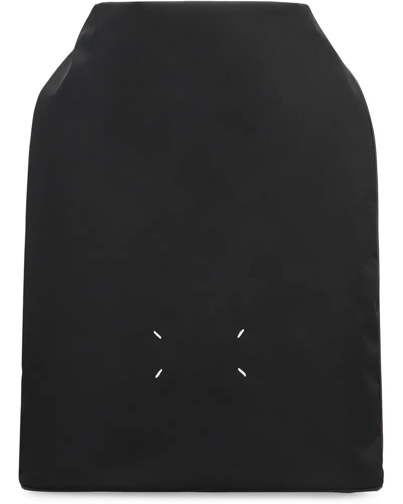Maison Margiela Men's Backpack Roll Up Black Polyamide Backpacks Black