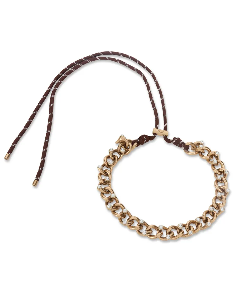 Max Mara Women's Necklace Chain And Cord Gold Metal Necklaces Gold