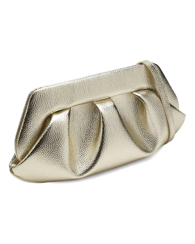 THEMOIRÈ Women's Baguette Bag Bios Gold Laminated 37.pu (rm0210) Clutch Gold