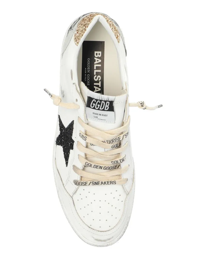 Golden Goose Ball Star Sneakers — White White