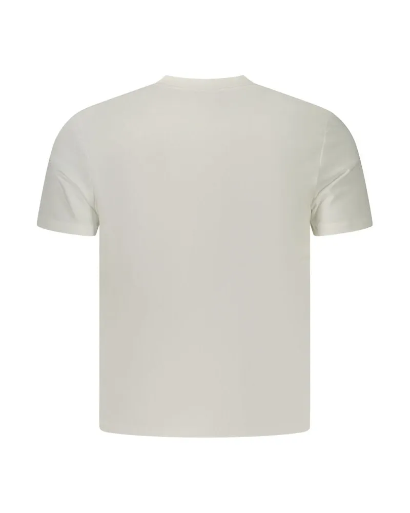 Calvin Klein Logo Print Cotton T-Shirt — White White