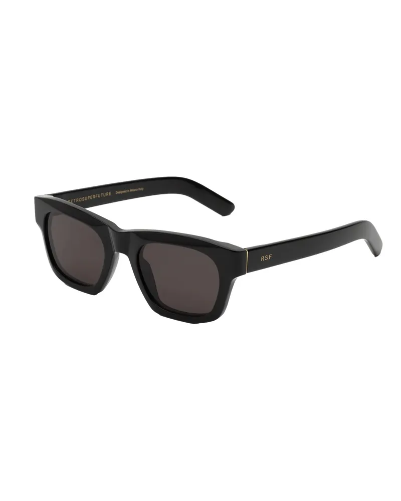 RETROSUPERFUTURE Unisex Sunglasses Sintesi Black Acetate Black