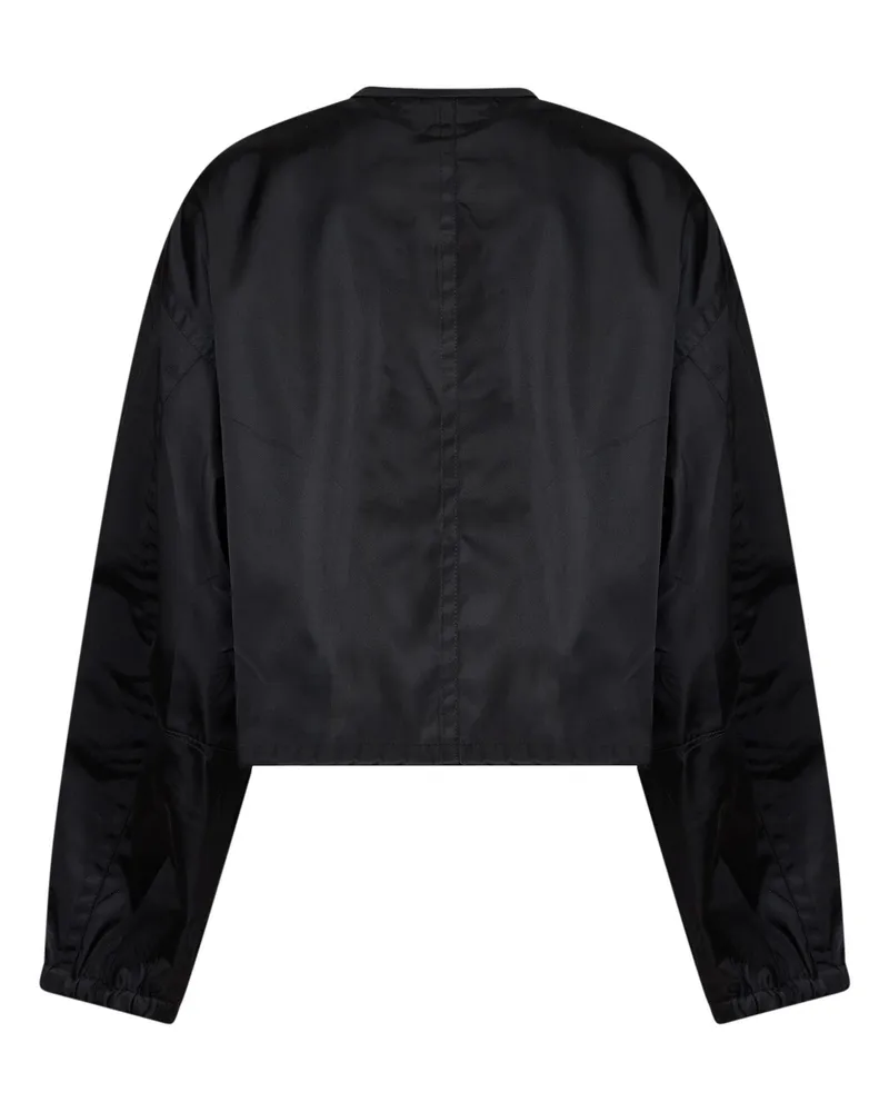 Prada Re-Nylon Recycled Polyamide Blouson Jacket — Black Black