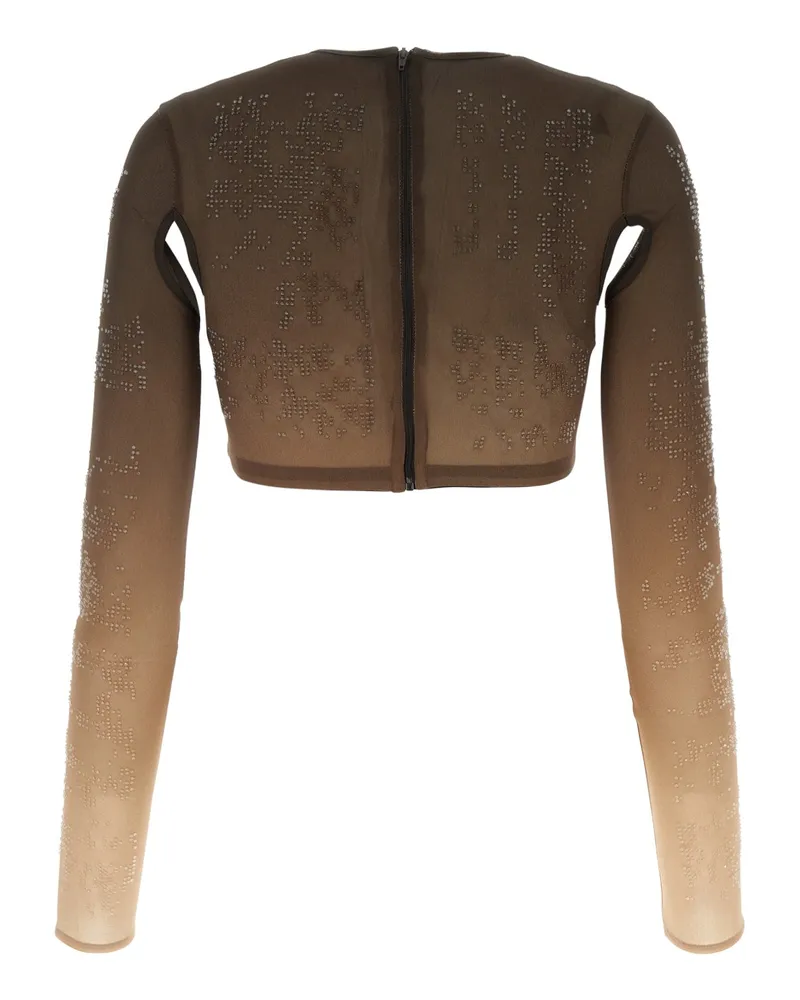 ADAMO Nuddeg Polyester Maglie Sweater Brown