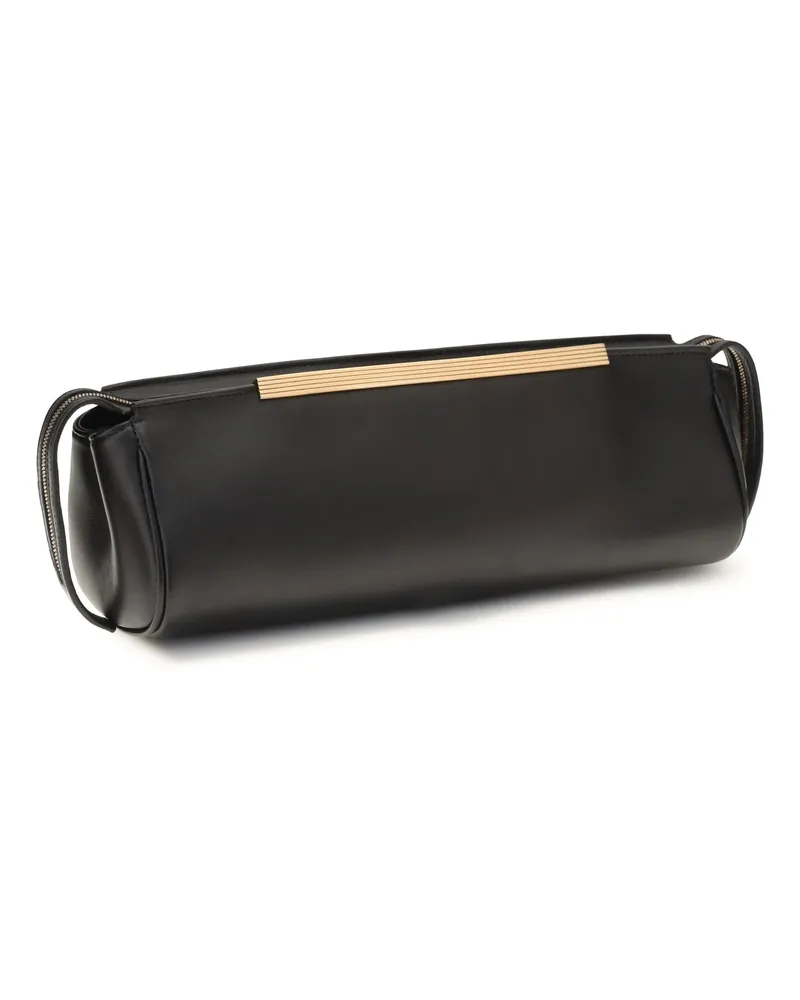 KHAITE Women's Clutch Evening Leather Black Calf Bags Black
