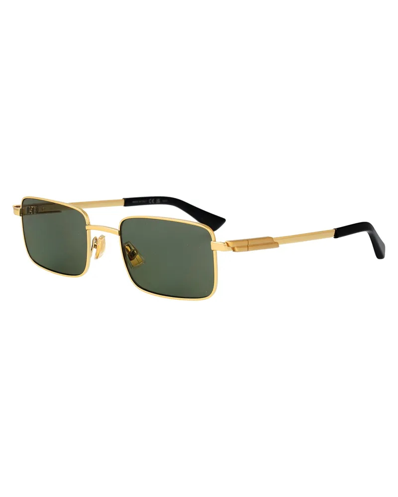 Bottega Veneta Unisex Sunglasses Bv1469s Gold Metal Gold