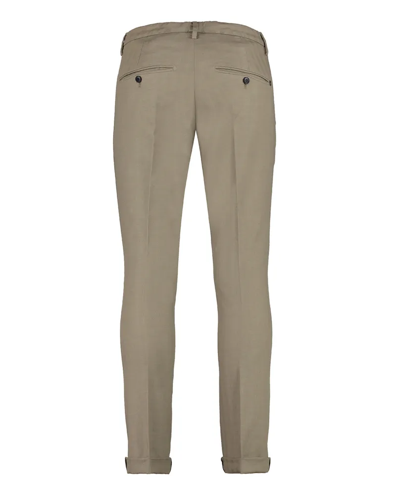 Dondup Men's Cotton Chino Trousers Turtledove Chinos Turtledove