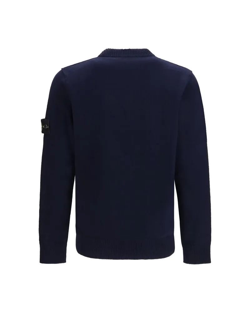 Stone Island Men's Black Cotton Sweatshirt Clothing Navy