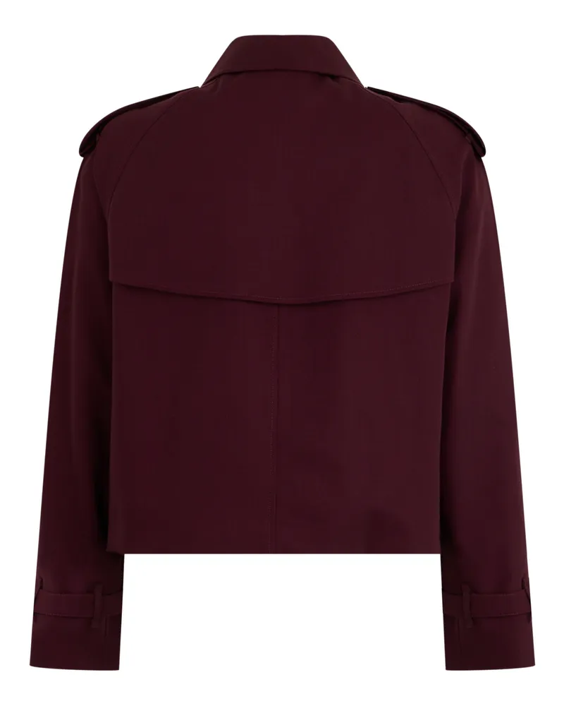 Burberry Wool Double-Breasted Jacket — Red Red
