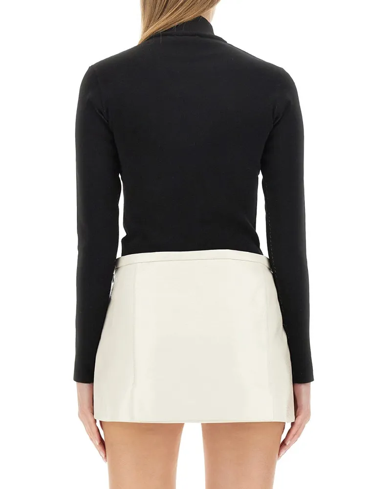 Courrèges Logo Viscose FSC Sweater — Multicolor Multicolor