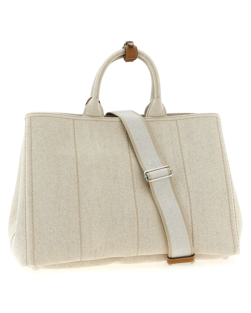 Prada Fabric Tote Bag — Beige Beige