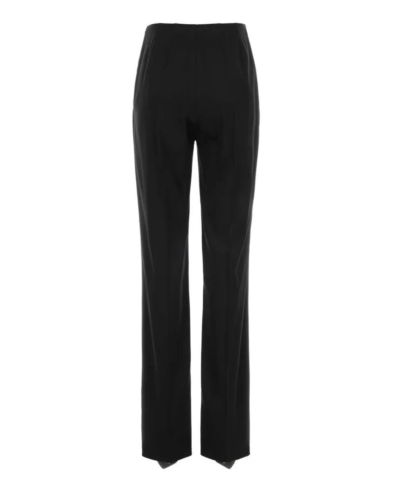 Valentino Garavani Nero Exterior: Silk Elastane Pantaloni Trousers Black