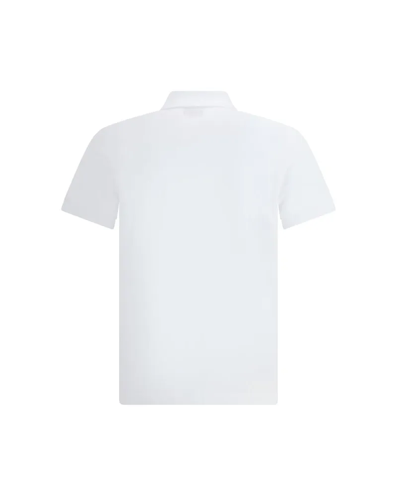 Fendi Men White Cotton Polo Shirt White