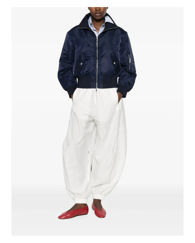FRANKIE Shop Storm Bomber Jacket — Blue Blue