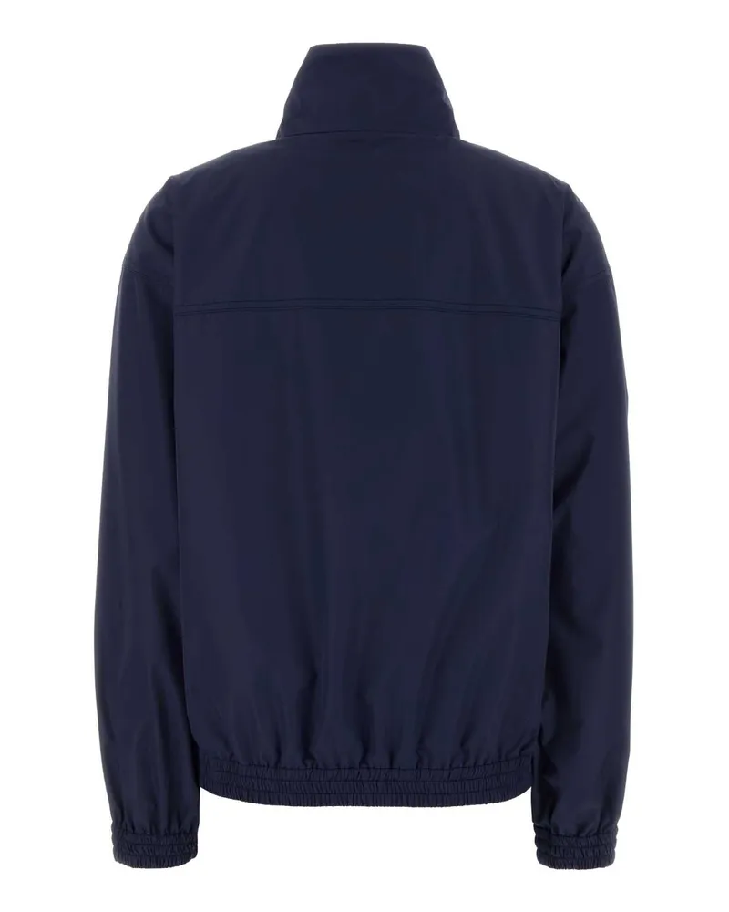 Miu Miu Women's Blue Polyester Windbreaker Royal Giubbini Navy