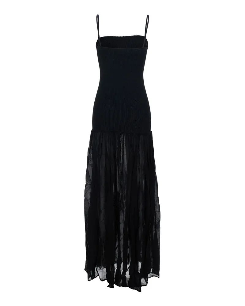 Hunza G Women's Long Dress Hybrid Black Black