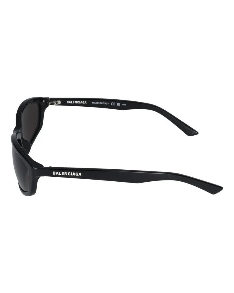 Balenciaga Unisex Sunglasses Bb0401s 001 Black Grey 15-135 Acetate Black