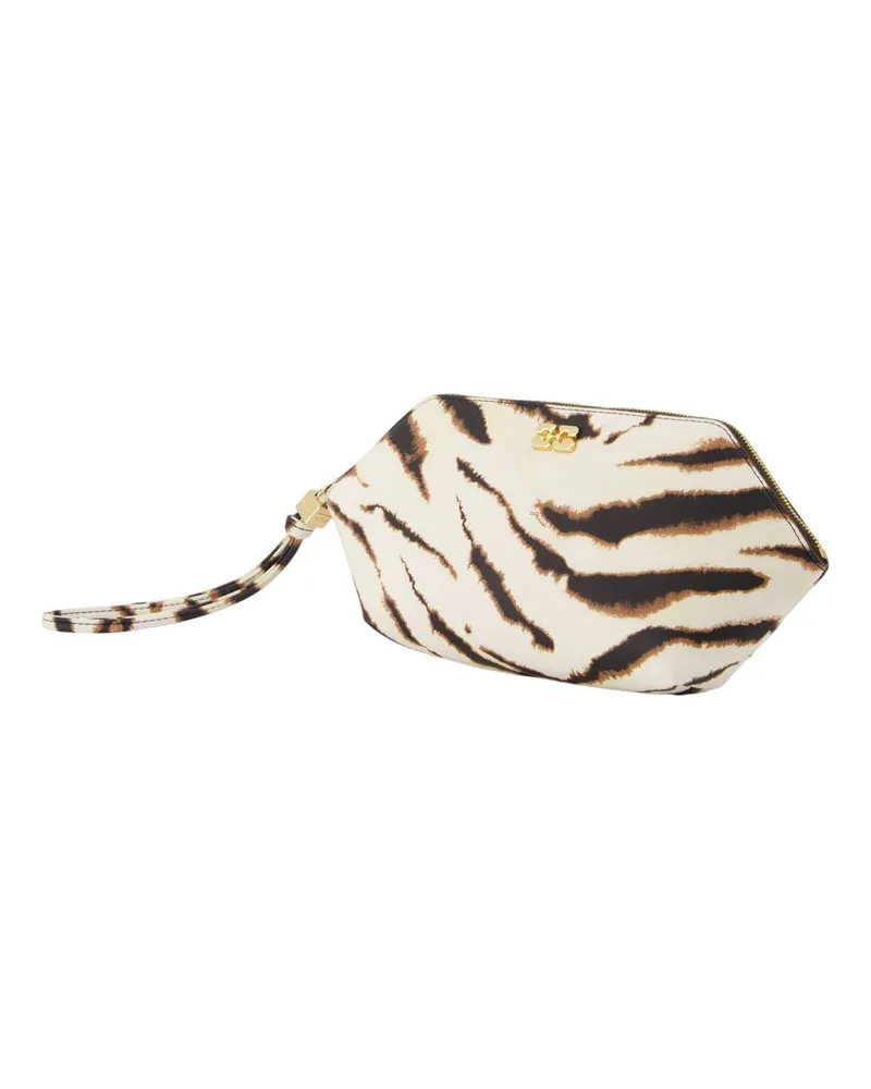 Ganni Women's Bou Make Up Purse -  Synthetic Ivory Bags Handbags-Purses White