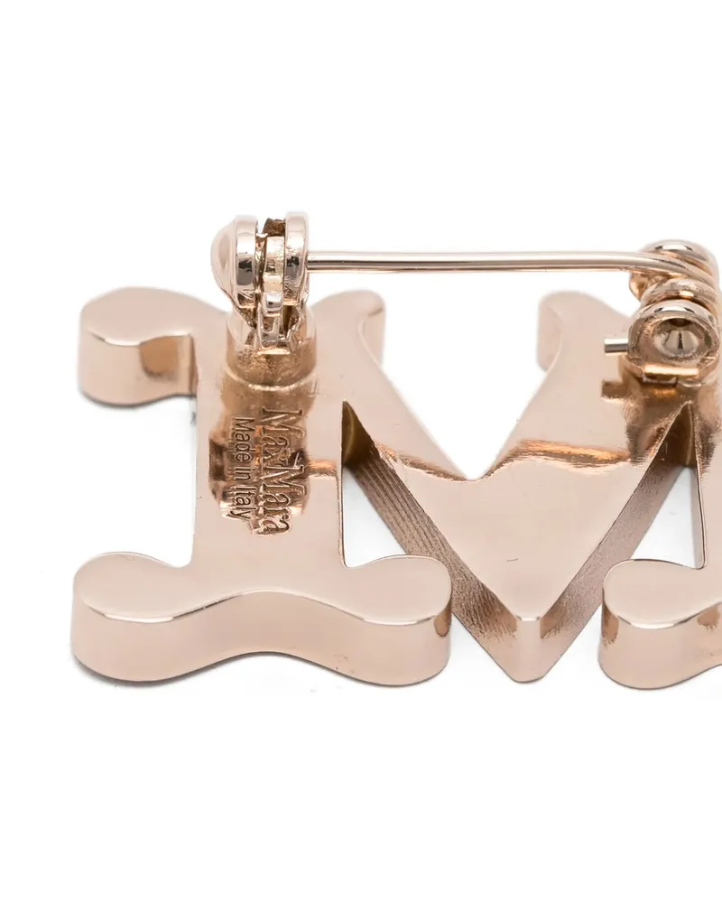 Max Mara Facella Brooch — Rose Gold Rose