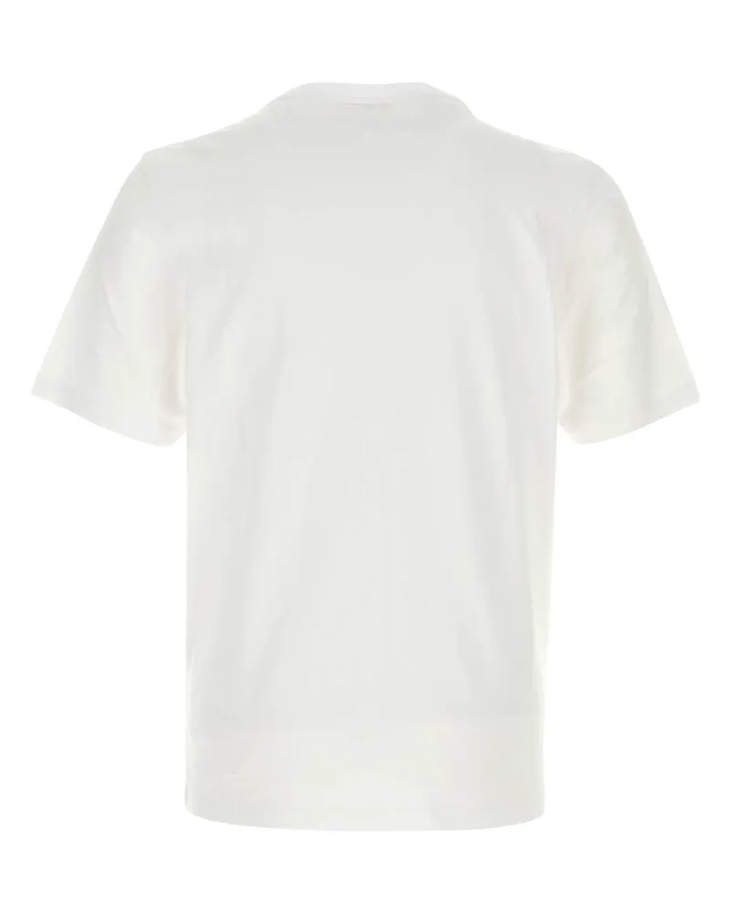 Kitsuné Pm00107kj7026 P100 White Cotton T-Shirt T-shirts And Polos White