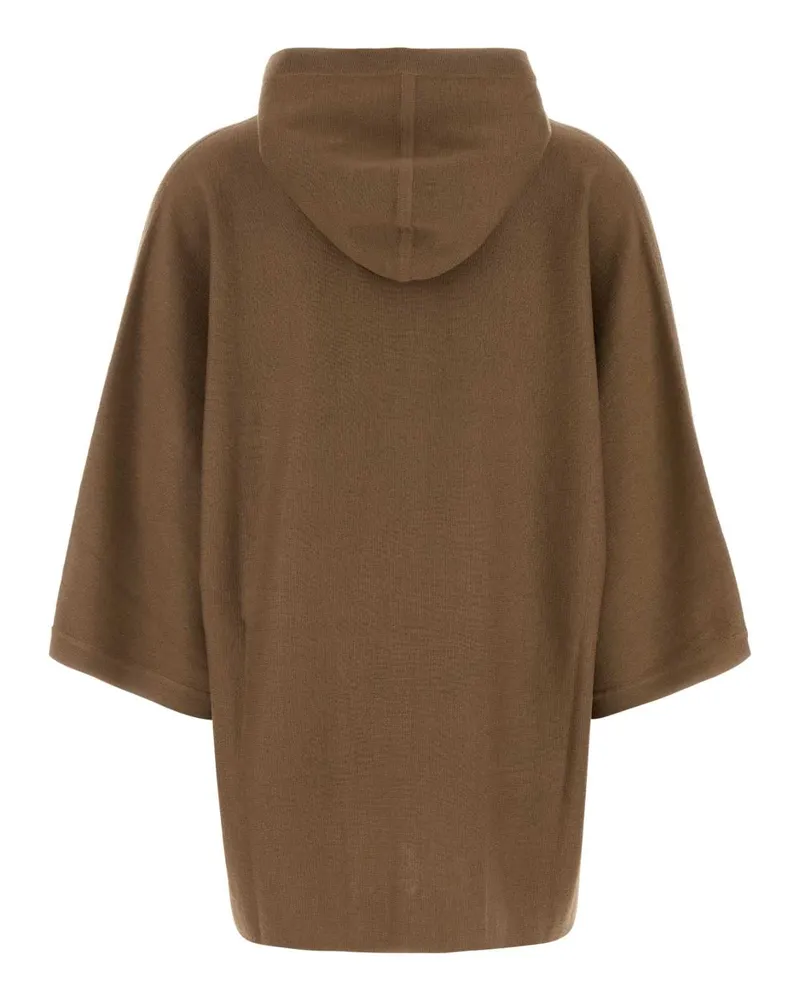 Max Mara Women Brown Wool Aster Cardigan Nocciola Exterior: Virgin Maglieria Sweater Brown