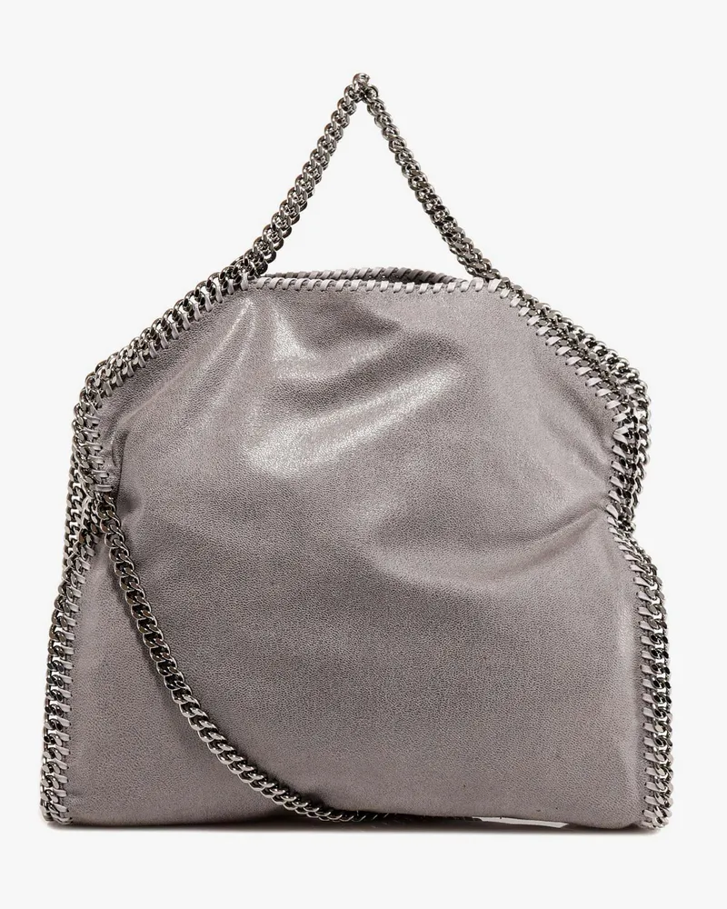 Stella McCartney Women's Crossbody Bag Falabella Shaggy Deer Grey Polyester Shoulder Gray