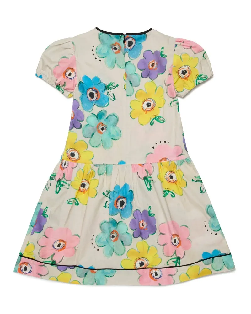 Marni Flower Dress — Multicolor Multicolor