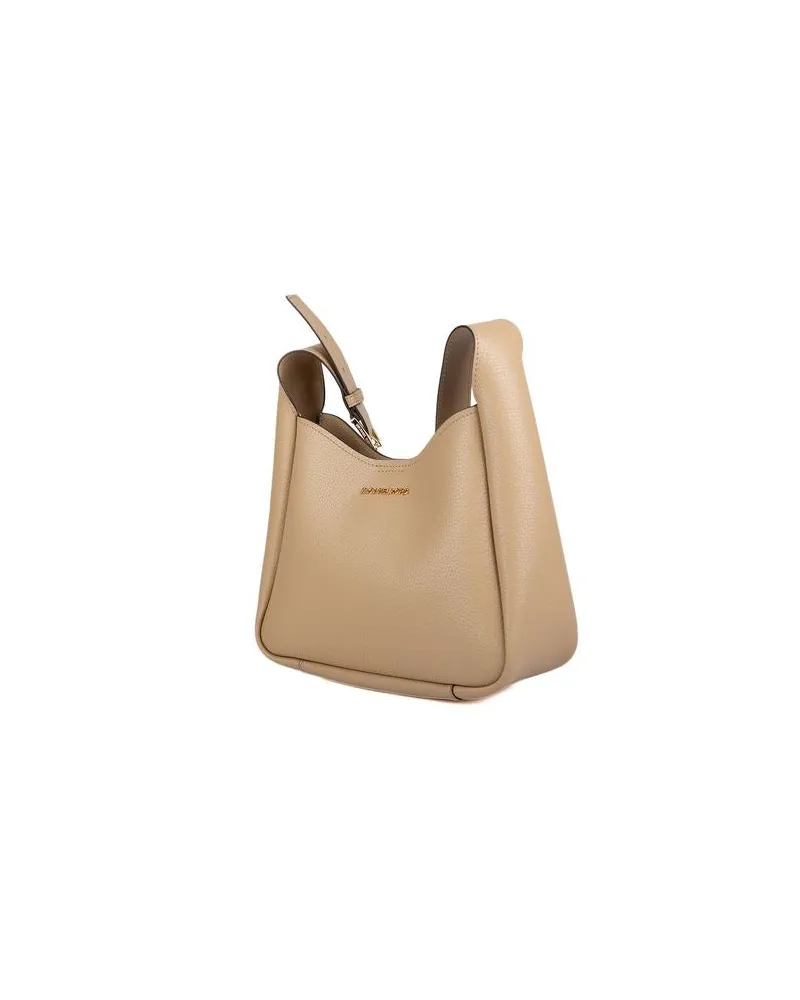 Michael Kors Women's Shoulder Bag Camel Leather - Shoulder-Bags Beige