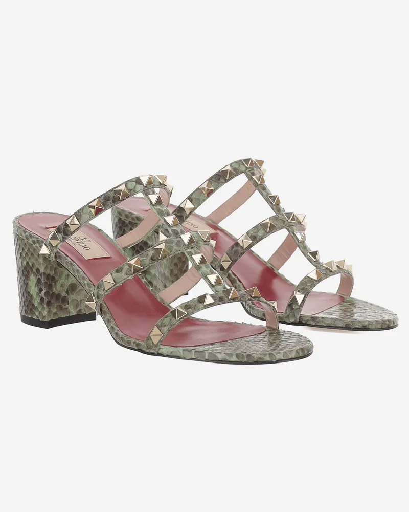 Valentino Garavani Women's Sandals Astrid Green Green