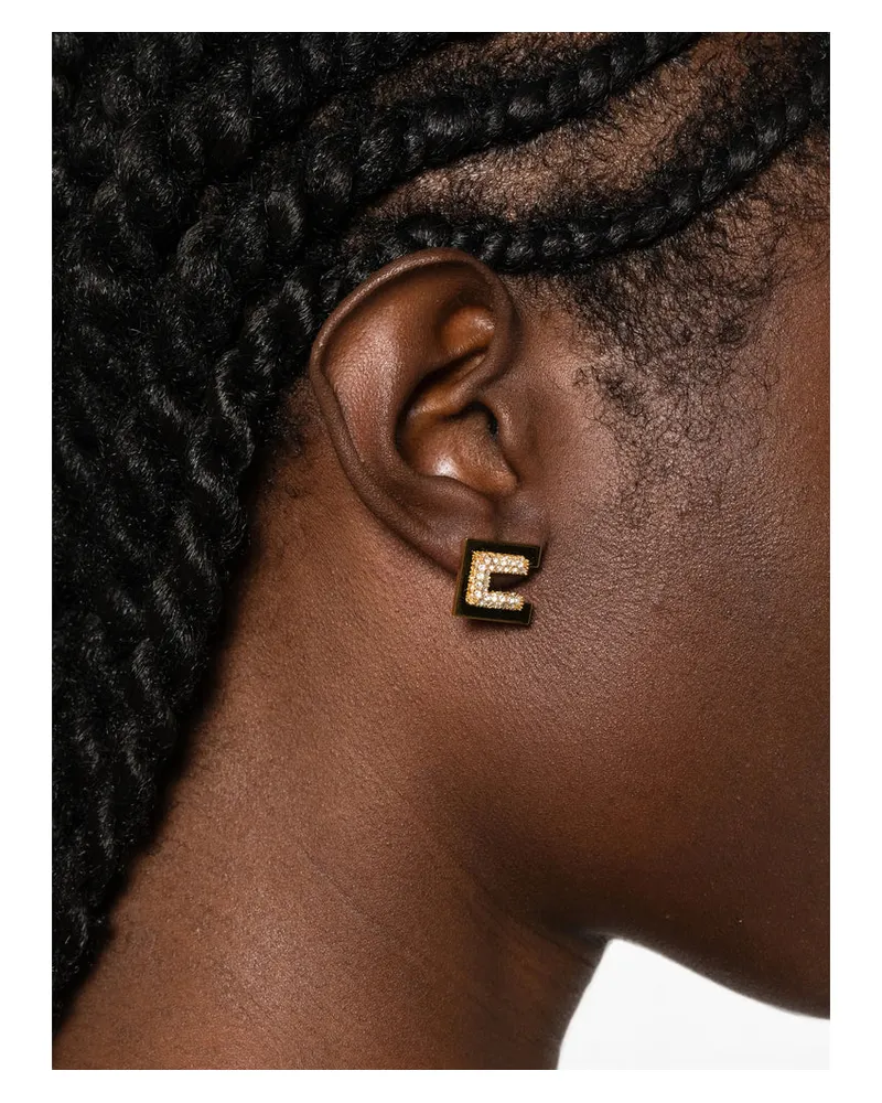 Elisabetta Franchi Earrings — Gold Gold