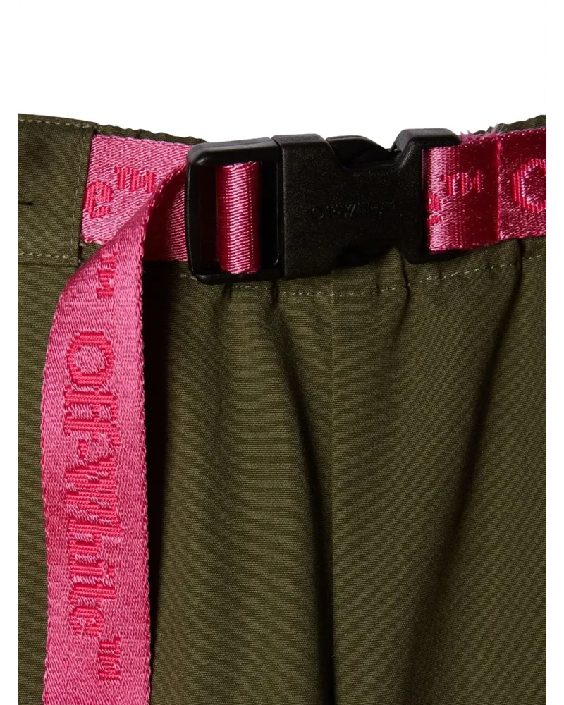OFF-WHITE Utility Cotton Cargo Pants — Multicolor Multicolor