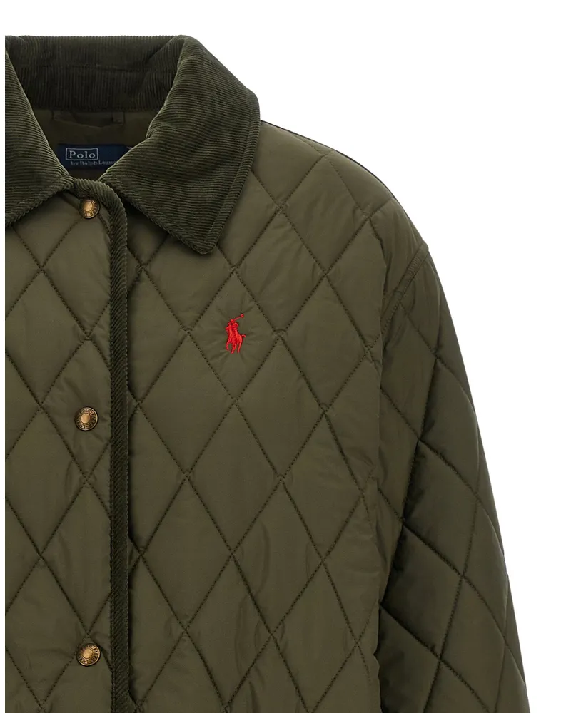 Ralph Lauren Quilted Diamond Jacket — Olive Olive