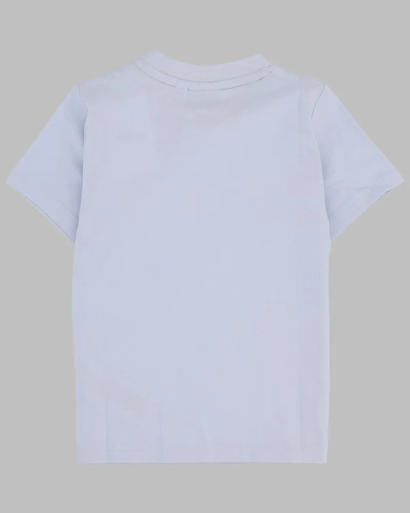 HUGO BOSS Cotton Logo T-Shirt — Blue Blue