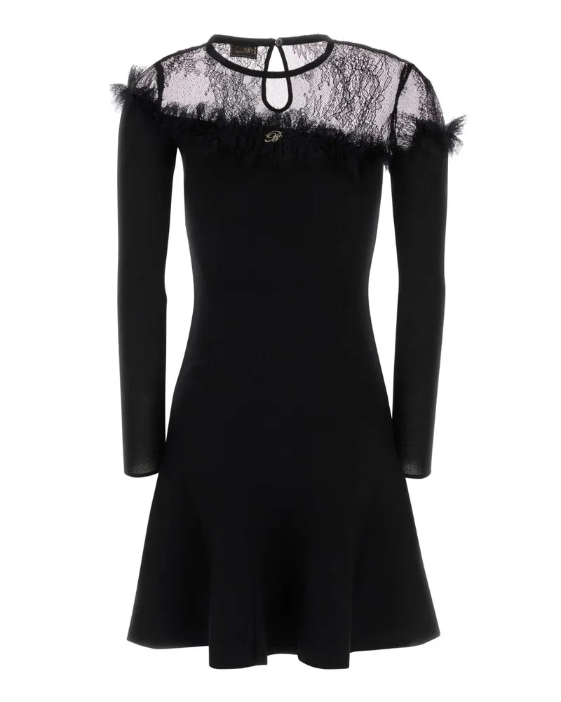 Blumarine Pizzo Dress — Black Black